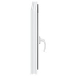vidaXL Fereastră de subsol „RISOR” 80x50 cm oscilo-batantă DIN dreapta, albă