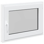 vidaXL Fereastră de subsol „RISOR” 80x70 cm oscilo-batantă DIN dreapta, albă vidaXL Fereastră de subsol „RISOR” 80x70 cm oscilo-batantă DIN dreapta, albă