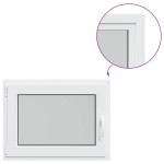 vidaXL Fereastră de subsol „RISOR” 80x70 cm oscilo-batantă DIN stânga, albă vidaXL Fereastră de subsol „RISOR” 80x70 cm oscilo-batantă DIN stânga, albă