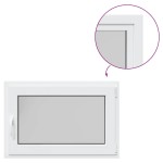 vidaXL Fereastra de subsol „RISOR” 90x60 cm Ptrn DIN Dreapta Alb vidaXL Fereastra de subsol „RISOR” 90x60 cm Ptrn DIN Dreapta Alb