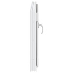 vidaXL Fereastra de subsol „RISOR” 90x60 cm Rabatabil DIN Stânga Alb