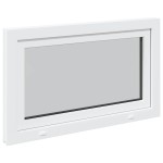 vidaXL Fereastră de subsol „RISOR” 100x50 cm oscilo-batantă DIN dreapta, albă vidaXL Fereastră de subsol „RISOR” 100x50 cm oscilo-batantă DIN dreapta, albă