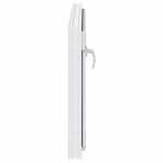 vidaXL Fereastră de subsol „RISOR” 100x50 cm oscilo-batantă DIN stânga, albă