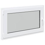 vidaXL Fereastra de subsol „RISOR” 100x60 cm Rabatabil DIN Stânga Alb vidaXL Fereastra de subsol „RISOR” 100x60 cm Rabatabil DIN Stânga Alb