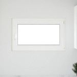 vidaXL Fereastră de subsol „RISOR” 100x70 cm oscilo-batantă DIN dreapta, albă