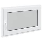 vidaXL Fereastră de subsol „RISOR” 100x70 cm oscilo-batantă DIN dreapta, albă