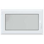 vidaXL Fereastră de subsol „RISOR” 100x70 cm oscilo-batantă DIN stânga, albă vidaXL Fereastră de subsol „RISOR” 100x70 cm oscilo-batantă DIN stânga, albă