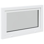 vidaXL Fereastră de subsol „RISOR” 100x70 cm oscilo-batantă DIN stânga, albă vidaXL Fereastră de subsol „RISOR” 100x70 cm oscilo-batantă DIN stânga, albă