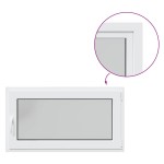 vidaXL Fereastră de subsol RISOR 110x50 cm Pt&Turn DIN dreapta alb vidaXL Fereastră de subsol RISOR 110x50 cm Pt&Turn DIN dreapta alb