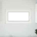 vidaXL Fereastra de subsol RISOR 110x50 cm Pt&Turn DIN stânga alb vidaXL Fereastra de subsol RISOR 110x50 cm Pt&Turn DIN stânga alb