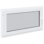 vidaXL Fereastra de subsol RISOR 110x50 cm Pt&Turn DIN stânga alb vidaXL Fereastra de subsol RISOR 110x50 cm Pt&Turn DIN stânga alb