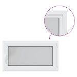 vidaXL Fereastră de subsol RISOR 110x60 cm Pt&Turn DIN dreapta alb vidaXL Fereastră de subsol RISOR 110x60 cm Pt&Turn DIN dreapta alb