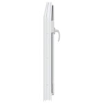 vidaXL Fereastra de subsol RISOR 110x60 cm Pt&Turn DIN stânga alb