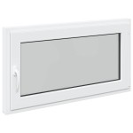 vidaXL Fereastră de subsol „RISOR” 110x70 cm oscilo-batantă DIN dreapta, albă vidaXL Fereastră de subsol „RISOR” 110x70 cm oscilo-batantă DIN dreapta, albă