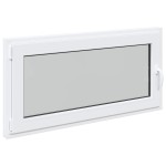 vidaXL Fereastra de subsol RISOR 120x60 cm Pt&Turn DIN stânga alb vidaXL Fereastra de subsol RISOR 120x60 cm Pt&Turn DIN stânga alb