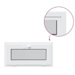 vidaXL Fereastră de subsol „RISOR” 80x40 cm înclinat 3 geam alb vidaXL Fereastră de subsol „RISOR” 80x40 cm înclinat 3 geam alb