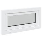 vidaXL Fereastră de subsol „RISOR” 80x40 cm înclinat 3 geam alb vidaXL Fereastră de subsol „RISOR” 80x40 cm înclinat 3 geam alb
