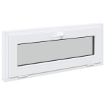 vidaXL Fereastră de subsol „RISOR” 100x40 cm înclinat 3 geam alb vidaXL Fereastră de subsol „RISOR” 100x40 cm înclinat 3 geam alb
