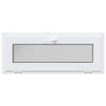 vidaXL Fereastră de subsol „RISOR” 100x40 cm înclinat 3 geam alb vidaXL Fereastră de subsol „RISOR” 100x40 cm înclinat 3 geam alb