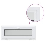 vidaXL Fereastră de subsol „RISOR” 110x40 cm înclinat 3 geam alb vidaXL Fereastră de subsol „RISOR” 110x40 cm înclinat 3 geam alb