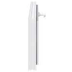 vidaXL Fereastră de subsol „RISOR” 110x40 cm înclinat 3 geam alb vidaXL Fereastră de subsol „RISOR” 110x40 cm înclinat 3 geam alb