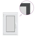 vidaXL Fereastră de subsol „RISOR” 50x75 cm oscilo-batantă DIN stânga antracit vidaXL Fereastră de subsol „RISOR” 50x75 cm oscilo-batantă DIN stânga antracit