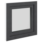 vidaXL Fereastra de subsol 60x60 cm Rabatabil DIN Stânga Antracit vidaXL Fereastra de subsol 60x60 cm Rabatabil DIN Stânga Antracit