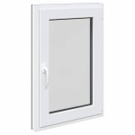 vidaXL Fereastra de subsol 60x80 cm Rabatabil DIN dreapta Antracit vidaXL Fereastra de subsol 60x80 cm Rabatabil DIN dreapta Antracit