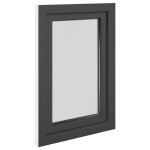 vidaXL Fereastra de subsol 60x80 cm Rabatabil DIN dreapta Antracit vidaXL Fereastra de subsol 60x80 cm Rabatabil DIN dreapta Antracit