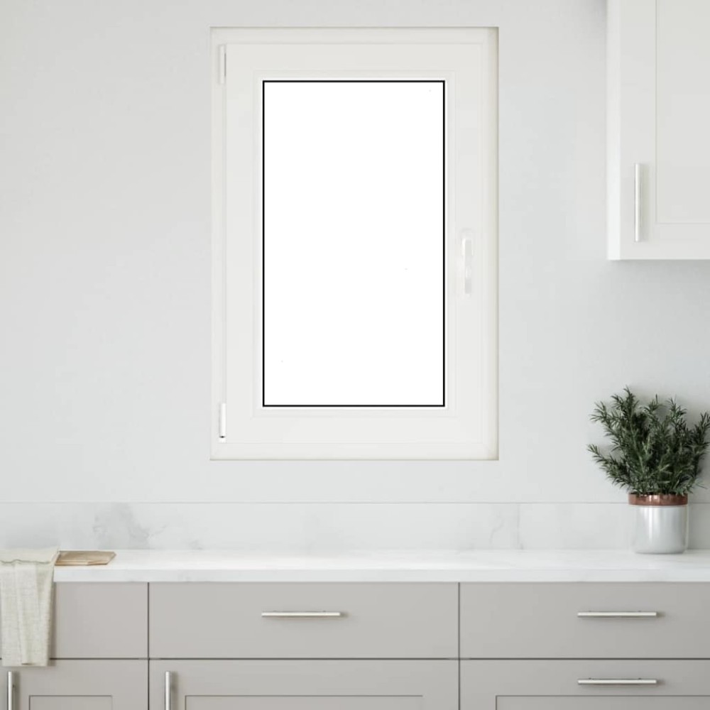 vidaXL Fereastră de subsol „RISOR” 60x80 cm oscilo-batantă DIN stânga antracit