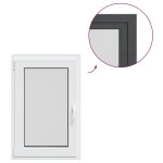 vidaXL Fereastra de subsol RISOR 60x90 cm Pt&Turn DIN stânga antracit vidaXL Fereastra de subsol RISOR 60x90 cm Pt&Turn DIN stânga antracit