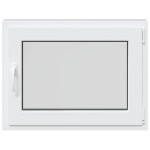 vidaXL Fereastră de subsol „RISOR” 80x60 cm oscilo-batantă DIN dreapta antracit vidaXL Fereastră de subsol „RISOR” 80x60 cm oscilo-batantă DIN dreapta antracit
