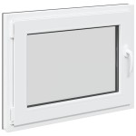 vidaXL Fereastră de subsol „RISOR” 80x60 cm oscilo-batantă DIN stânga antracit vidaXL Fereastră de subsol „RISOR” 80x60 cm oscilo-batantă DIN stânga antracit