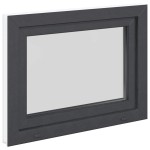vidaXL Fereastră de subsol „RISOR” 80x60 cm oscilo-batantă DIN stânga antracit vidaXL Fereastră de subsol „RISOR” 80x60 cm oscilo-batantă DIN stânga antracit