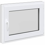 vidaXL Fereastră de subsol „RISOR” 80x70 cm oscilo-batantă DIN dreapta antracit vidaXL Fereastră de subsol „RISOR” 80x70 cm oscilo-batantă DIN dreapta antracit