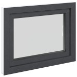 vidaXL Fereastră de subsol „RISOR” 80x70 cm oscilo-batantă DIN dreapta antracit vidaXL Fereastră de subsol „RISOR” 80x70 cm oscilo-batantă DIN dreapta antracit