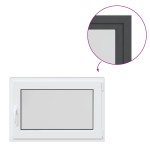 vidaXL Fereastră de subsol „RISOR” 90x50 cm oscilo-batantă DIN dreapta antracit vidaXL Fereastră de subsol „RISOR” 90x50 cm oscilo-batantă DIN dreapta antracit