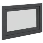 vidaXL Fereastră de subsol „RISOR” 90x50 cm oscilo-batantă DIN dreapta antracit vidaXL Fereastră de subsol „RISOR” 90x50 cm oscilo-batantă DIN dreapta antracit