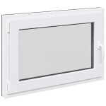 vidaXL Fereastra de subsol 90x60 cm Rabatabil DIN Stânga Antracit vidaXL Fereastra de subsol 90x60 cm Rabatabil DIN Stânga Antracit