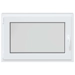 vidaXL Fereastra de subsol 90x60 cm Rabatabil DIN Stânga Antracit vidaXL Fereastra de subsol 90x60 cm Rabatabil DIN Stânga Antracit