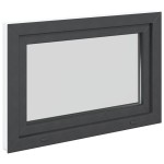 vidaXL Fereastra de subsol 90x60 cm Rabatabil DIN Stânga Antracit vidaXL Fereastra de subsol 90x60 cm Rabatabil DIN Stânga Antracit