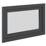 vidaXL Fereastră de subsol „RISOR” 90x70 cm oscilo-batantă DIN dreapta antracit vidaXL Fereastră de subsol „RISOR” 90x70 cm oscilo-batantă DIN dreapta antracit