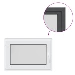 vidaXL Fereastră de subsol „RISOR” 90x70 cm oscilo-batantă DIN stânga antracit vidaXL Fereastră de subsol „RISOR” 90x70 cm oscilo-batantă DIN stânga antracit