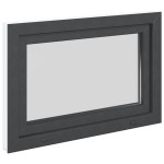 vidaXL Fereastră de subsol „RISOR” 90x70 cm oscilo-batantă DIN stânga antracit vidaXL Fereastră de subsol „RISOR” 90x70 cm oscilo-batantă DIN stânga antracit