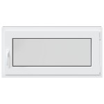 vidaXL Fereastră de subsol „RISOR” 100x50 cm oscilo-batantă DIN dreapta antracit