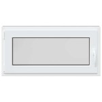 vidaXL Fereastră de subsol „RISOR” 100x50 cm oscilo-batantă DIN stânga antracit