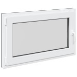 vidaXL Fereastră de subsol „RISOR” 100x60 cm oscilo-batantă DIN stânga antracit vidaXL Fereastră de subsol „RISOR” 100x60 cm oscilo-batantă DIN stânga antracit