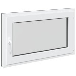 vidaXL Fereastră de subsol „RISOR” 100x70 cm oscilo-batantă DIN dreapta antracit vidaXL Fereastră de subsol „RISOR” 100x70 cm oscilo-batantă DIN dreapta antracit