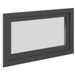 vidaXL Fereastră de subsol „RISOR” 100x70 cm oscilo-batantă DIN stânga antracit vidaXL Fereastră de subsol „RISOR” 100x70 cm oscilo-batantă DIN stânga antracit
