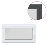 vidaXL Fereastră de subsol „RISOR” 110x50 cm oscilo-batantă DIN stânga antracit vidaXL Fereastră de subsol „RISOR” 110x50 cm oscilo-batantă DIN stânga antracit